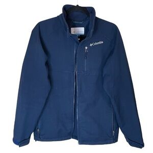 Columbia Navy Jacket‎ NO FRONT ZIPPER Size Medium